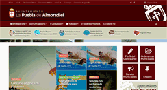 Desktop Screenshot of lapuebladealmoradiel.es
