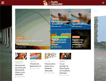 Tablet Screenshot of lapuebladealmoradiel.es